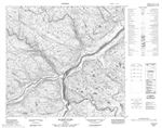 024E07 - RIVIERE POTIER - Topographic Map