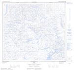 024E08 - LAC RIGOUVILLE - Topographic Map