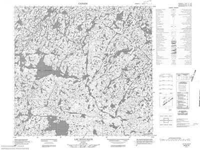 024E15 - LAC NULLUALUK - Topographic Map