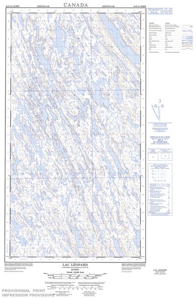024F13W - LAC LEOPARD - Topographic Map