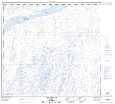 024F15 - LAC SCATTERED - Topographic Map