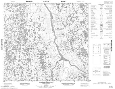 024G03 - RUISSEAU BETOURNE - Topographic Map