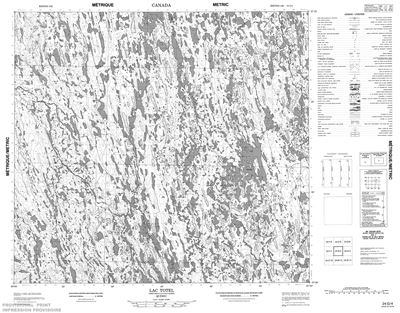 024G04 - LAC TOTEL - Topographic Map