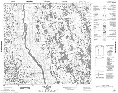 024G06 - LAC MAUNECY - Topographic Map
