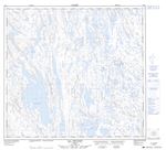 024K03 - LAC THEVENET - Topographic Map