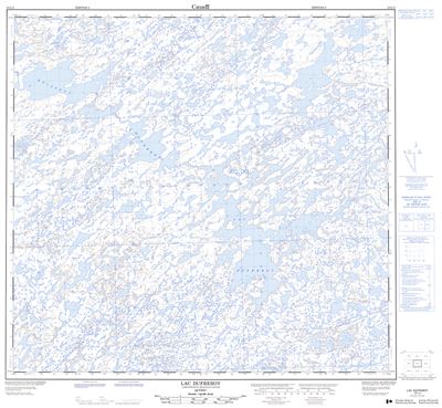 024L02 - LAC DUFREBOY - Topographic Map