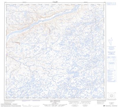 024L07 - LAC HERAULT - Topographic Map