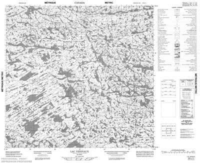 024L11 - LAC VIENNAUX - Topographic Map