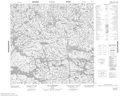 024L14 - LAC GUERESTIN - Topographic Map