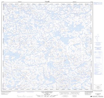 024L15 - LAC GUENYVEAU - Topographic Map