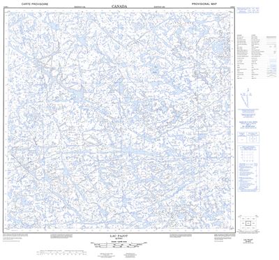 024M02 - LAC PAJOT - Topographic Map