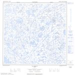 024M07 - LAC BELLOY - Topographic Map