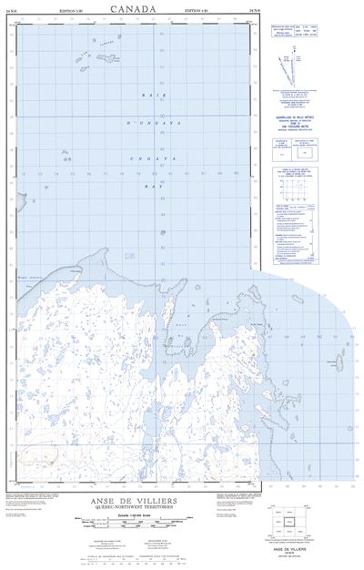 024N06 - ANSE DE VILLIERS - Topographic Map