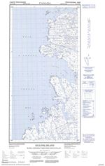 025A07W - KILLINIQ ISLAND - Topographic Map