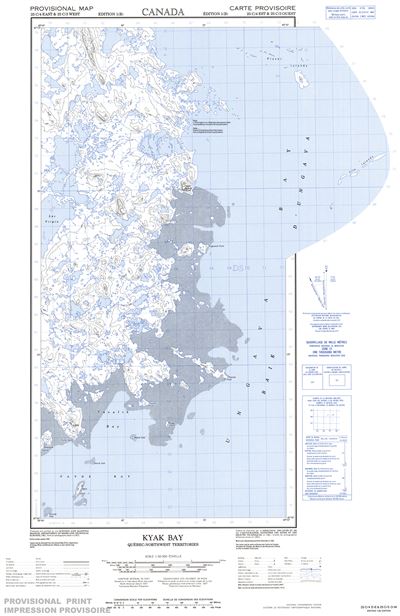 025C04E - KYAK BAY - Topographic Map