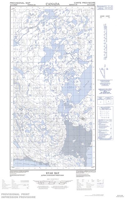 025C04W - KYAK BAY - Topographic Map