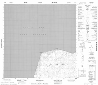 025C09 - SINGER POINT - Topographic Map