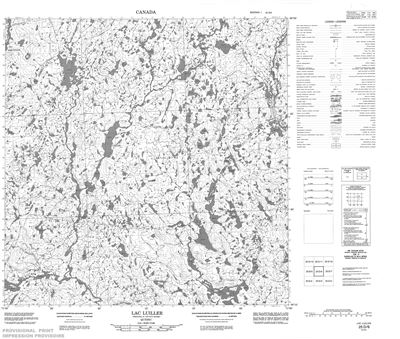 025D06 - LAC LUILLER - Topographic Map