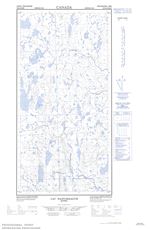 025D10E - LAC NAGVARAALUK - Topographic Map