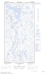 025D10W - LAC NAGVARAALUK - Topographic Map