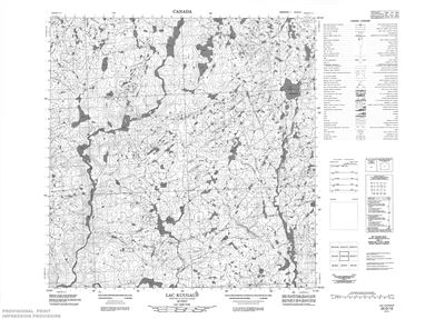 025D12 - LAC KUUGAUP - Topographic Map