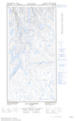 025D15E - LAC LATOURETTE - Topographic Map