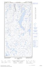 025D15W - LAC LATOURETTE - Topographic Map