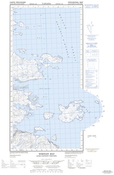 025E05E - WHITLEY BAY - Topographic Map
