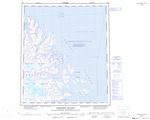 026A - LEYBOURNE ISLANDS - Topographic Map