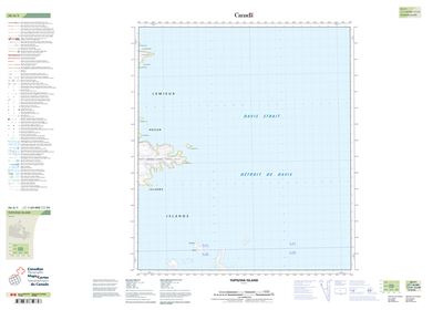 026A01 - TUPIUYAK ISLAND - Topographic Map