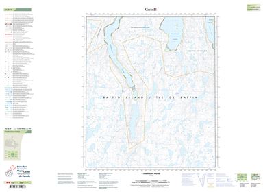 026B09 - PTARMIGAN FIORD - Topographic Map