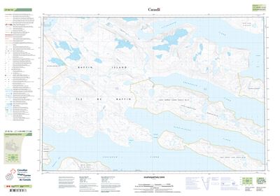 027B16 - SAATUQARTUQ COVE - Topographic Map