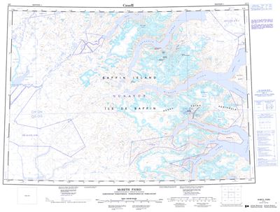 027C - McBETH FIORD - Topographic Map