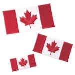 Enhance your travel gear or show your Canadian pride with these high-quality Canada Flag Patches. This set includes three sew-on patches, each featuring the iconic red and white Canadian flag design. These patches are not only visually appealing but also