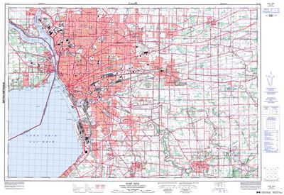 030L15 - FORT ERIE - Topographic Map