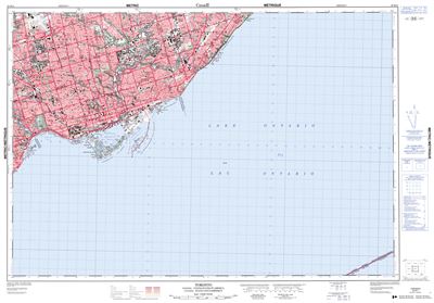 030M11 - TORONTO - Topographic Map