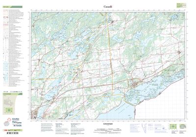 031C08 - GANANOQUE - Topographic Map