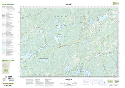 031C15 - SHARBOT LAKE - Topographic Map