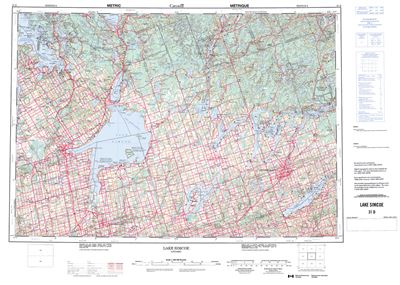 031D - LAKE SIMCOE - Topographic Map