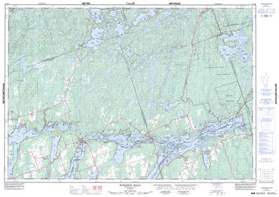 031D09 - BURLEIGH FALLS - Topographic Map