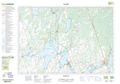 031D10 - FENELON FALLS - Topographic Map