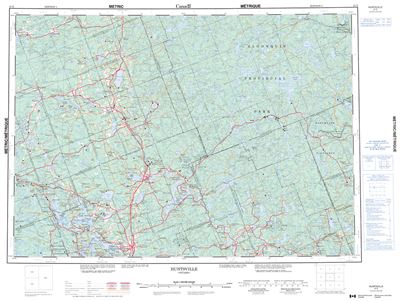 031E - HUNTSVILLE - Topographic Map