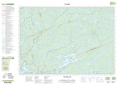 031E07 - KAWAGAMA LAKE - Topographic Map