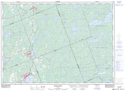 031E14 - SOUTH RIVER - Topographic Map