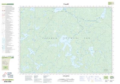 031E16 - LAKE LAVIEILLE - Topographic Map