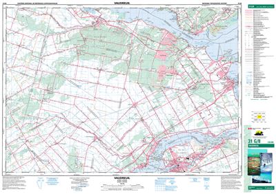 031G08 - VAUDREUIL - Topographic Map