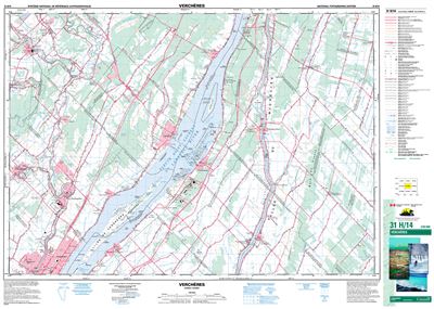 031H14 - VERCHERES - Topographic Map