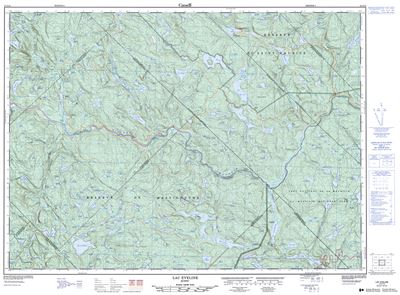 031I14 - LAC EVELINE - Topographic Map