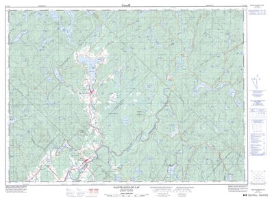 031J14 - SAINTE-ANNE-DU-LAC - Topographic Map