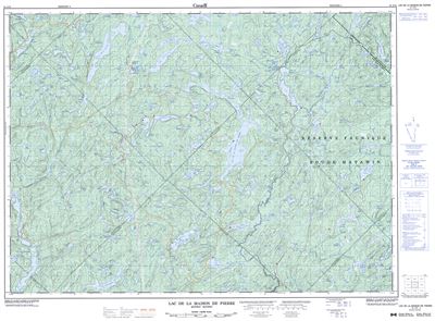 031J15 - LAC DE LA MAISON DE PIERRE - Topographic Map